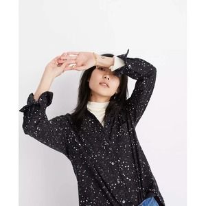 madewell // oversized ex boyfriend shirt in star print